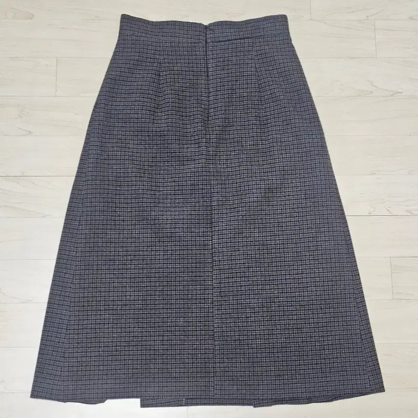 [BUNJANG] Long Checkered Skirt / 체크 롱 스커트 치마