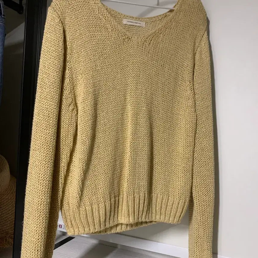 [BUNJANG] Nothing Written Knit &amp; Skirt Set / 낫띵리튼 니트&amp;스커트