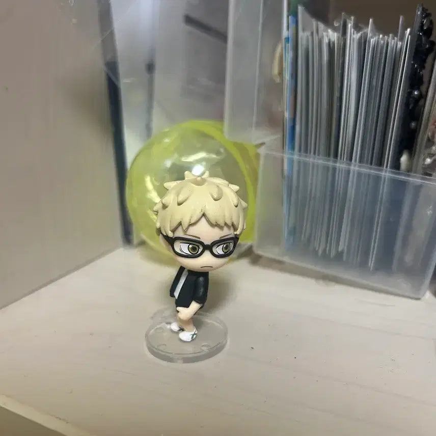 [BUNJANG] Haikyu Tsukishima Kei Mini Figure / 하이큐 츠키시마 케이 미니 피규오