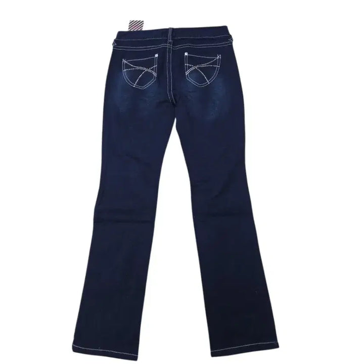 [BUNJANG] Unbranded Denim Bootcut Jeans / 진청 데님 부츠컷 청바지 새상품