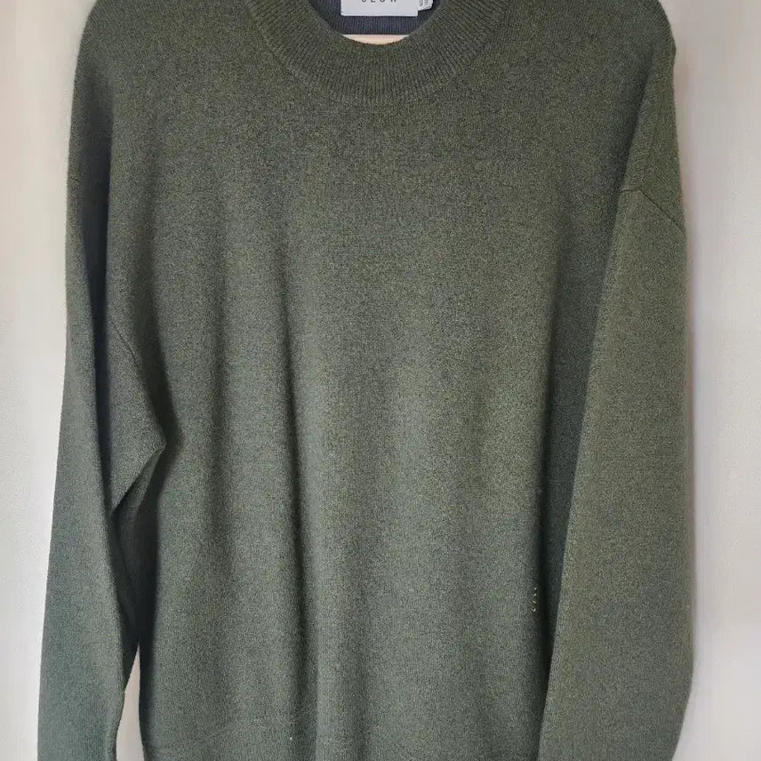 [BUNJANG] SLOW Khaki Wool Knit XL / SLOW 카키색 울 니트 XL
