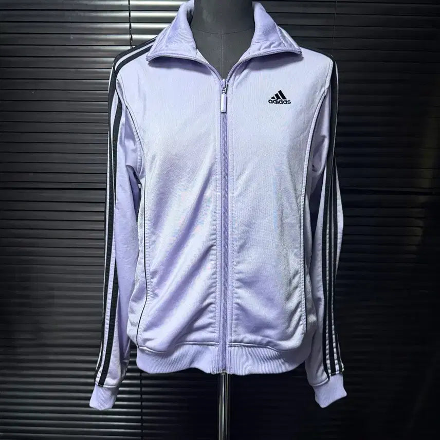 [BUNJANG] Adidas Purple Track Top Jacket S / 아디다스 저지 연 보라 퍼플 져지 트랙탑 집업 S 90 삼선 요가 런닝