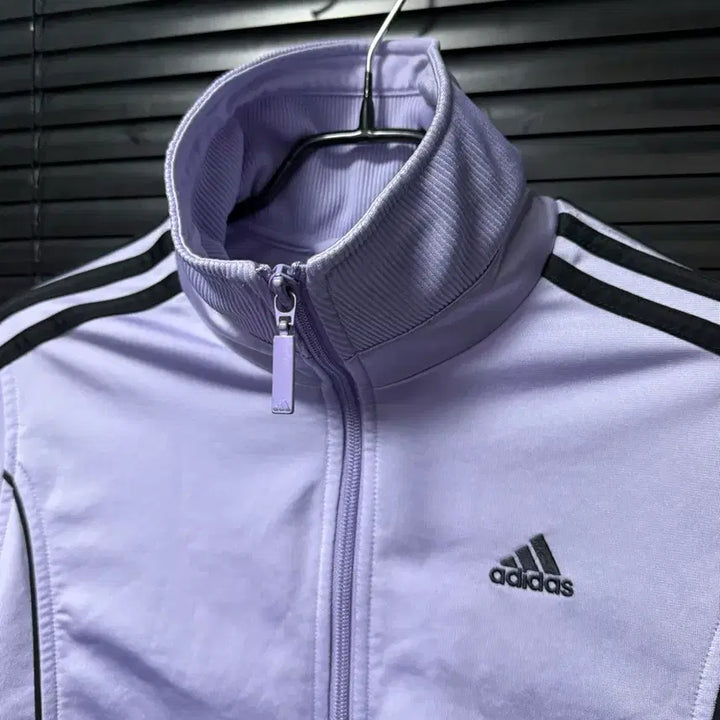 [BUNJANG] Adidas Purple Track Top Jacket S / 아디다스 저지 연 보라 퍼플 져지 트랙탑 집업 S 90 삼선 요가 런닝