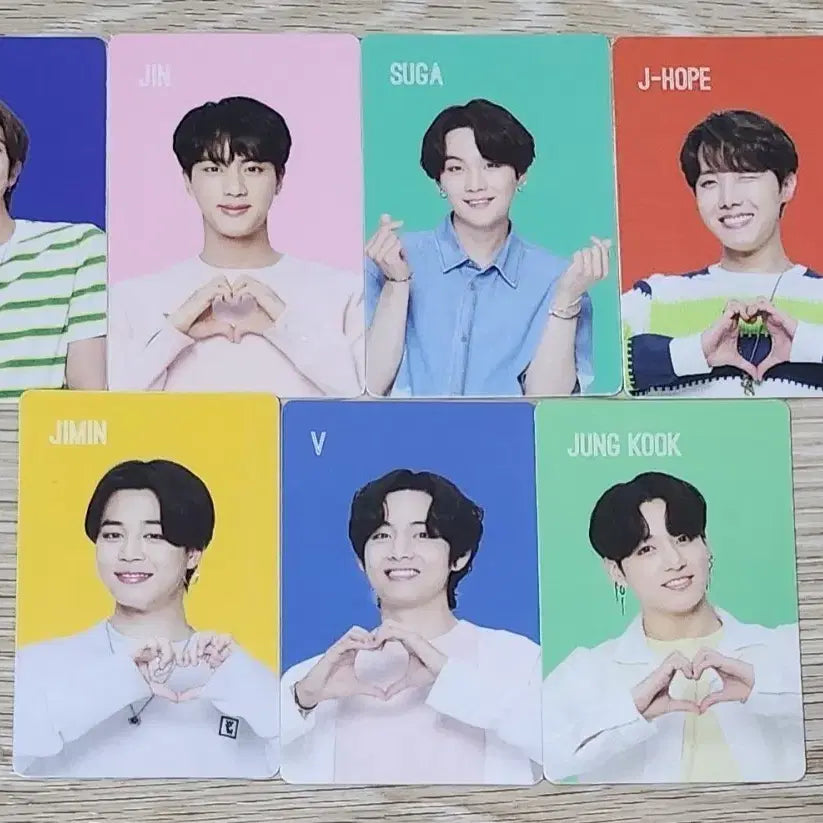 [SOLD OUT] 방탄소년단 멤버 칠성사이다 포토카드 7장 세트