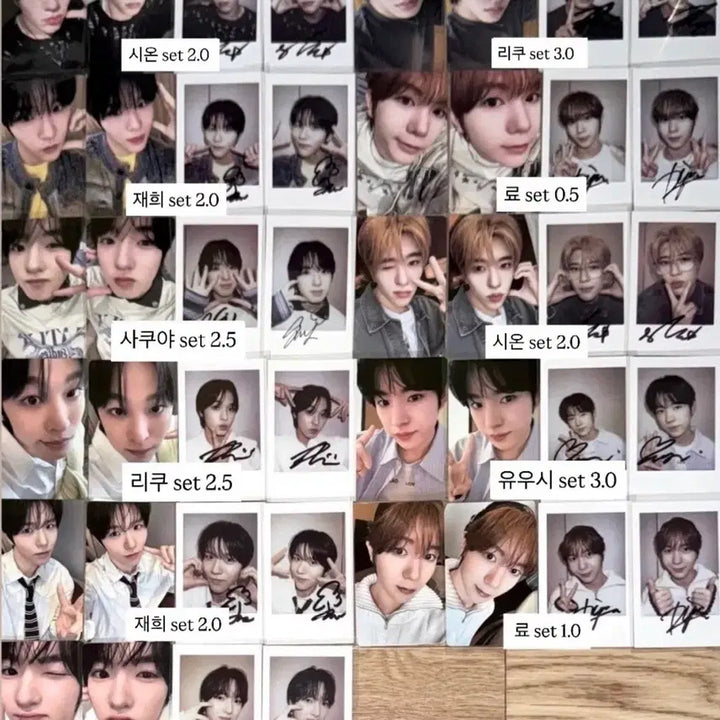 [SOLD OUT] 엔시티위시 팝팝 kms 컬러 시온리쿠유우시재희료사쿠야 당첨자포카분철