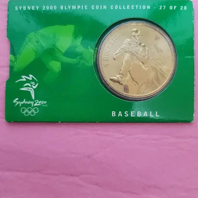 [BUNJANG] Sydney 2000 Olympics Baseball Commemorative Coin / 시드니 2000 올림픽 야구 기념 주화