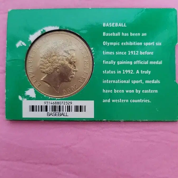 [BUNJANG] Sydney 2000 Olympics Baseball Commemorative Coin / 시드니 2000 올림픽 야구 기념 주화
