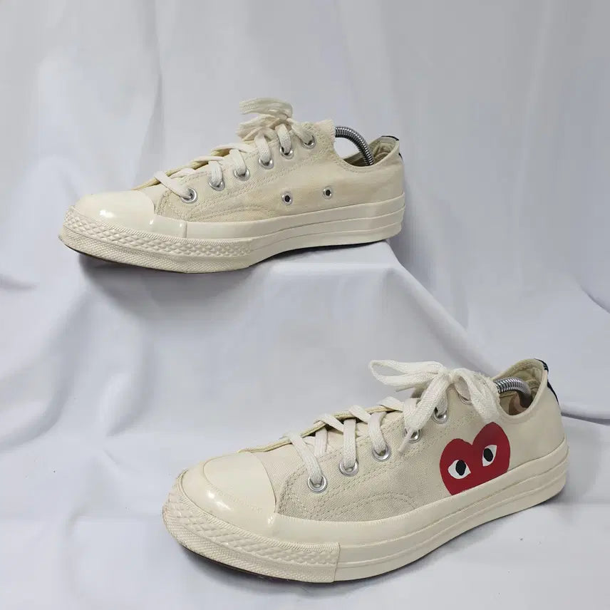 [SOLD OUT] 빈티지하서 265 컨버스 꼼데가르송 척테일러 70 로우 스니커즈