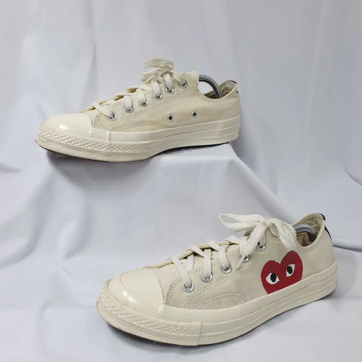 [SOLD OUT] 빈티지하서 265 컨버스 꼼데가르송 척테일러 70 로우 스니커즈