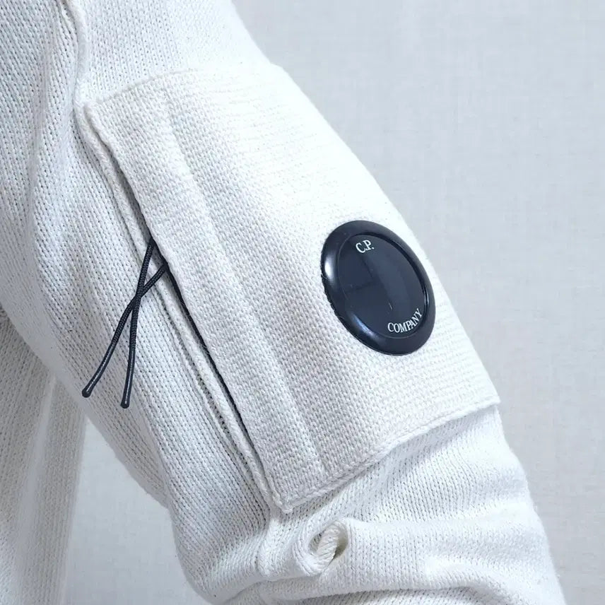 [BUNJANG] CP Company Knit Sweater White 105 / Cp 씨피컴퍼니 니트 스웨터 화이트 105