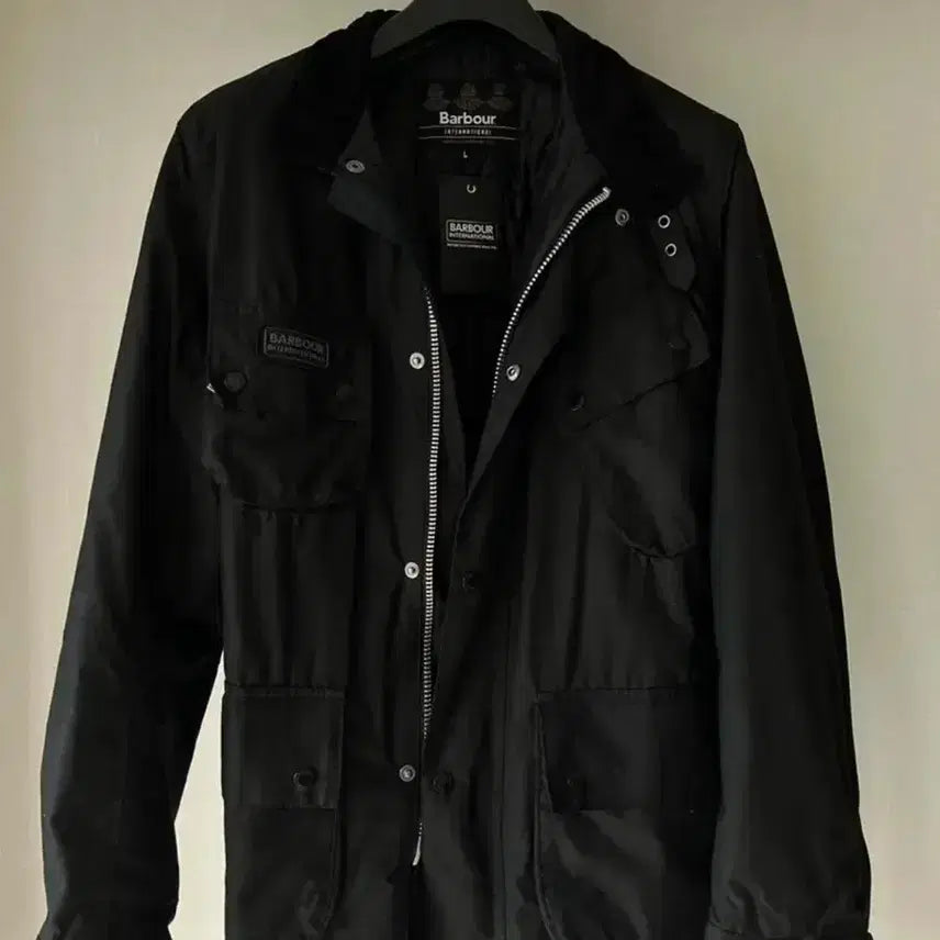 [BUNJANG] Barbour International Black Jacket / 바버 인터네셔널 자켓 L