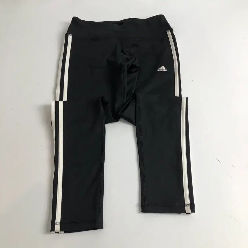 [BUNJANG] Adidas Three-Stripe Leggings Black / 아디다스 삼선 레깅스 블랙