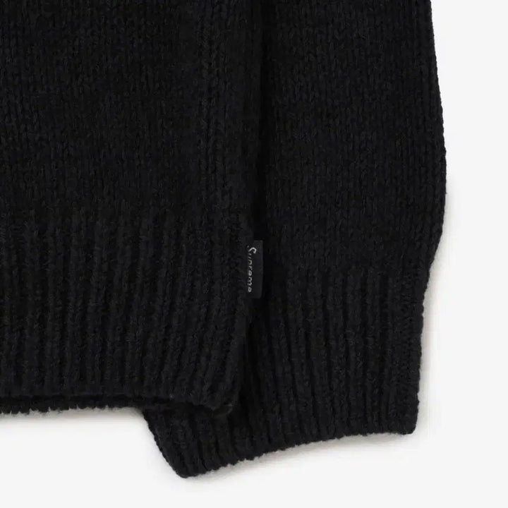 [BUNJANG] Supreme Contrast Logo Sweater Black XL / 슈프림 콘트라스트 로고 스웨터 블랙 25FW 새상품