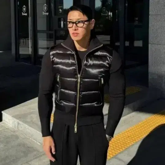 [BUNJANG] Rapinato Knit Padded Vest (Size 52) / 라피나토 니트 패딩 52사이즈