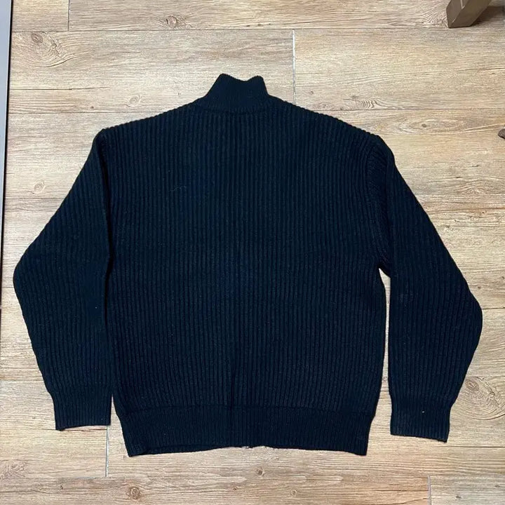 [BUNJANG] AMOMENTO Full Needle Blouson Black M / 아모멘토 풀 니들 블루종 블랙 m