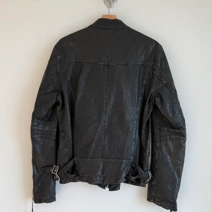 [BUNJANG] Pre-owned Lambskin Leather Jacket / Pre owned 램스킨 레더자켓