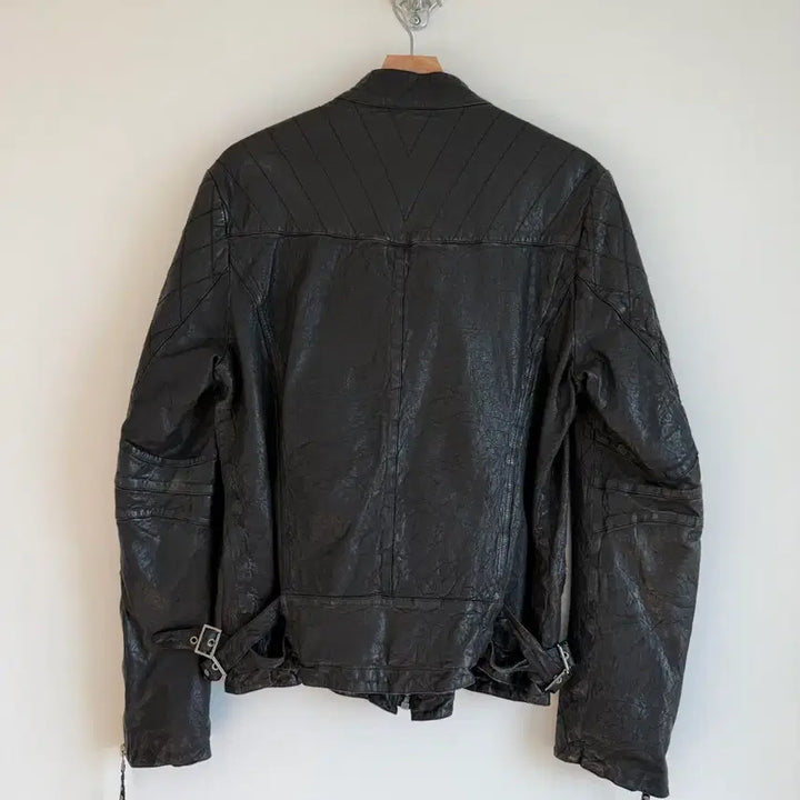 [BUNJANG] Pre-owned Lambskin Leather Jacket / Pre owned 램스킨 레더자켓
