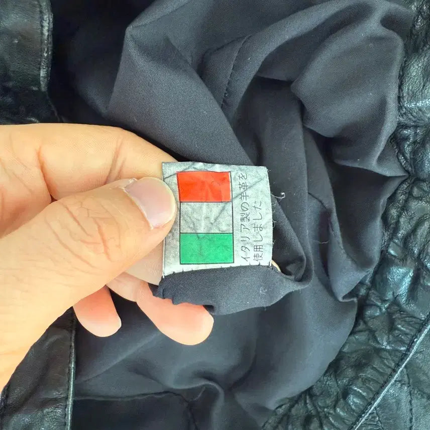 [BUNJANG] Pre-owned Lambskin Leather Jacket / Pre owned 램스킨 레더자켓
