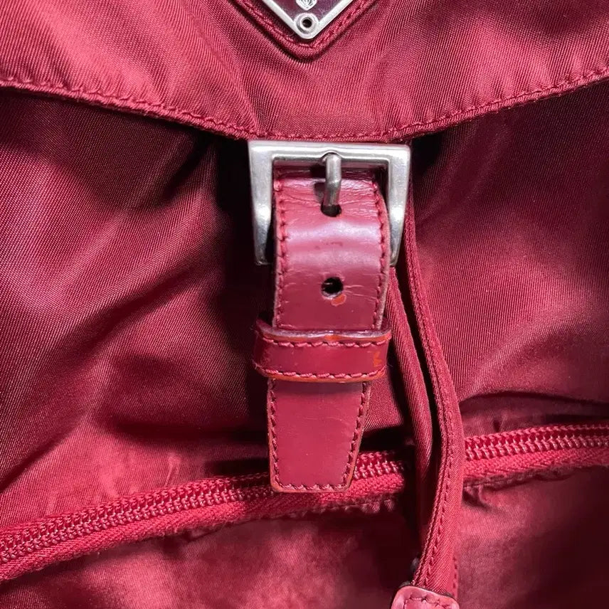 [BUNJANG] Prada Red Pocono Backpack / 프라다 레드 포코노 백팩