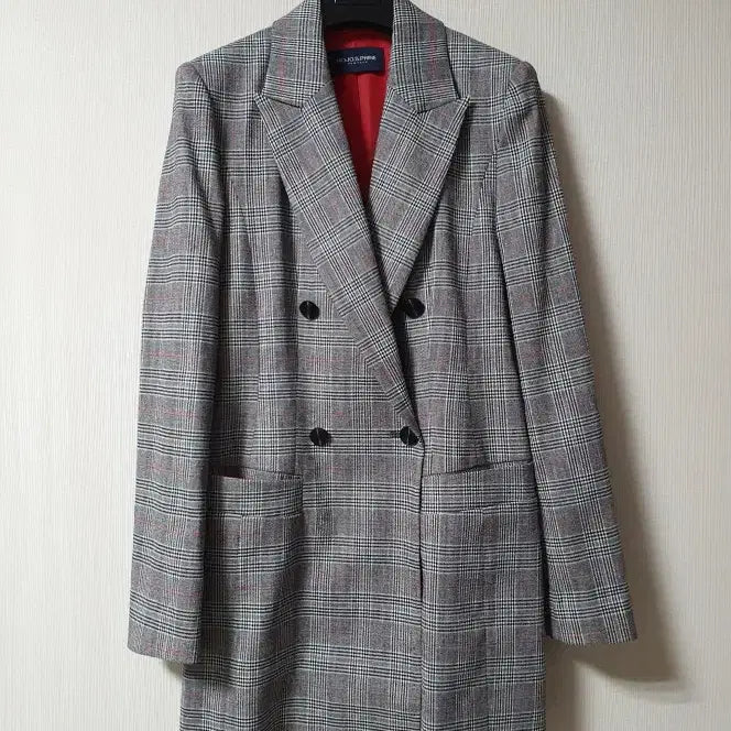 [BUNJANG] MojoSphin Check Double Jacket / 모조에스핀 체크 더블 자켓 55사이즈 정품