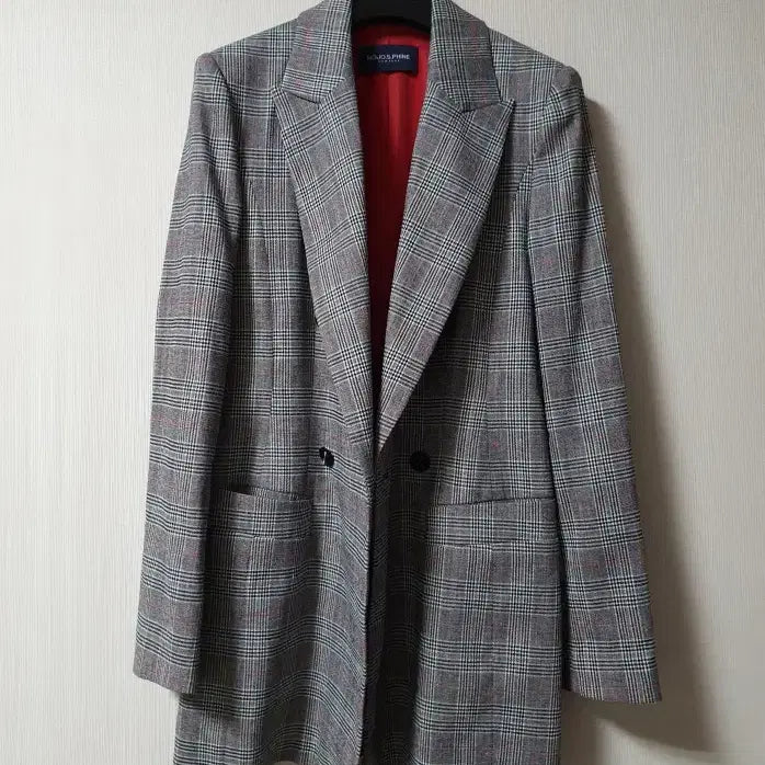 [BUNJANG] MojoSphin Check Double Jacket / 모조에스핀 체크 더블 자켓 55사이즈 정품