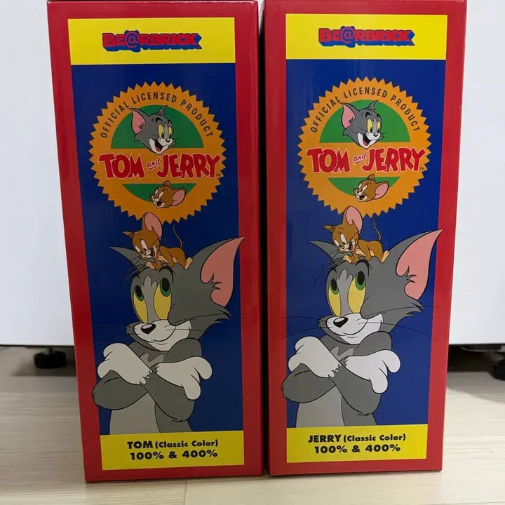 [BUNJANG] Bearbrick Tom and Jerry Classic 400% + 100% Set / 베어브릭 톰과제리 클래식 400%+100% 세트 (미개봉)