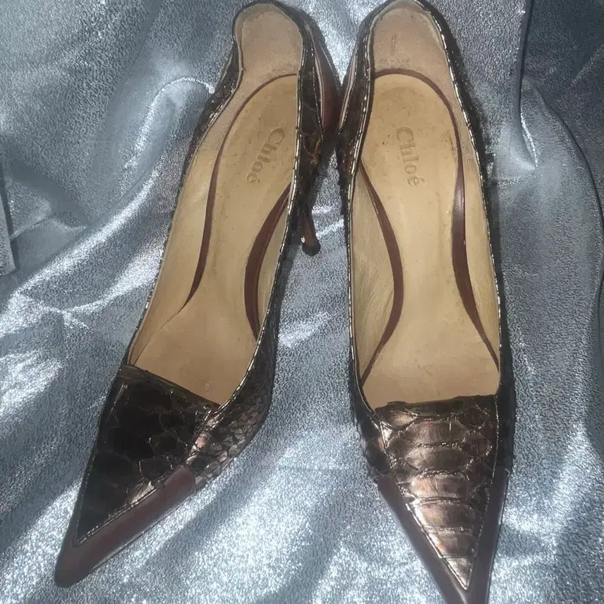 [BUNJANG] Chloé Western Stiletto Heels / 끌로에 웨스턴무드 스틸레토 힐