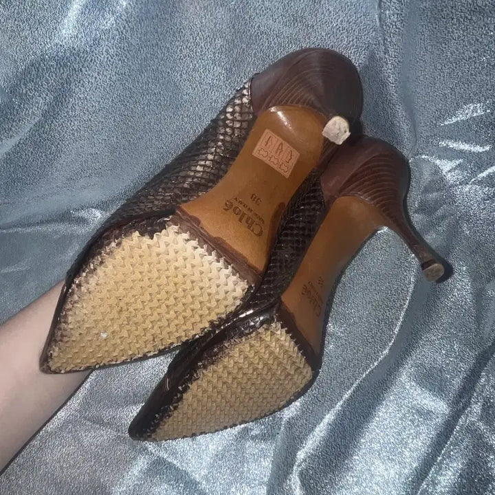 [BUNJANG] Chloé Western Stiletto Heels / 끌로에 웨스턴무드 스틸레토 힐