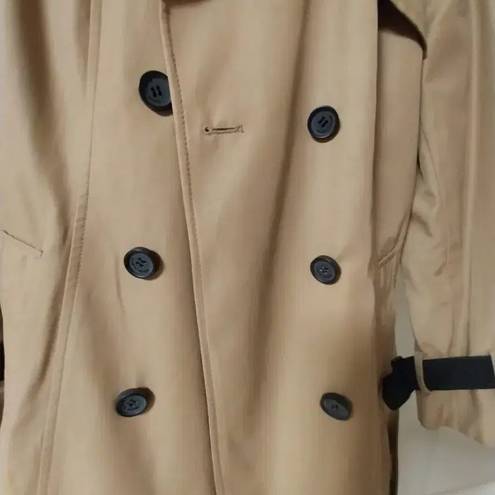 [BUNJANG] Plastic Island Beige Trench Coat (Size 55) / 플라스틱 아일랜드 베이지 트렌치 코트 55