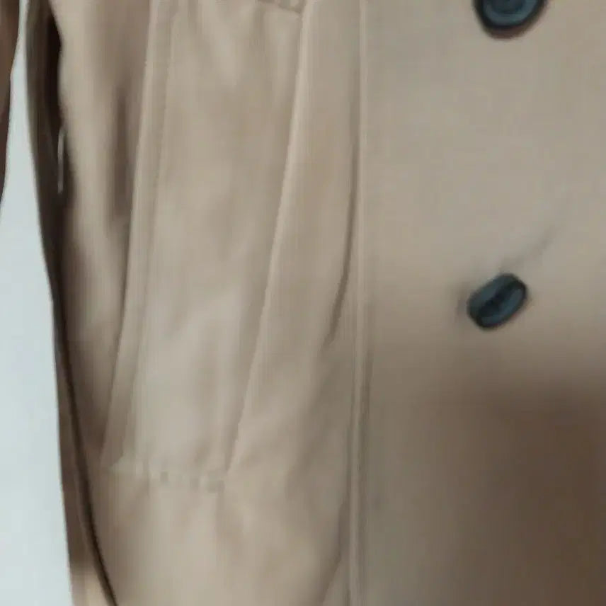 [BUNJANG] Plastic Island Beige Trench Coat (Size 55) / 플라스틱 아일랜드 베이지 트렌치 코트 55