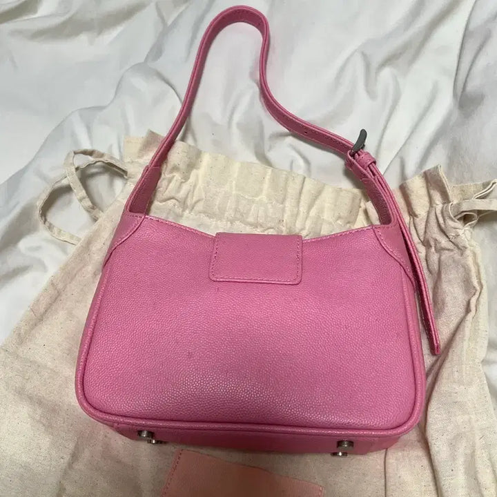 [BUNJANG] Minitmute Baton Micro Caviar Pink Bag / 미닛뮤트 바톤마이크로 캐비어핑크