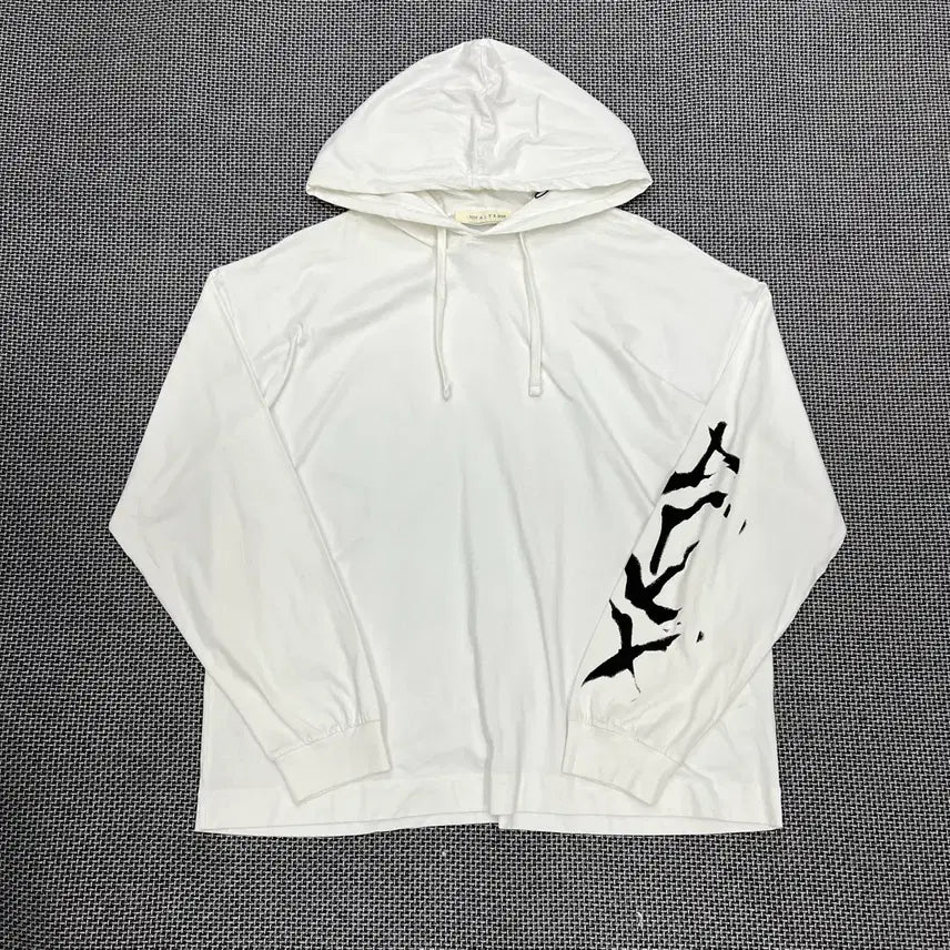[BUNJANG] Alyx White Hoodie Long Sleeve / 알릭스 화이트 후드 롱슬리브