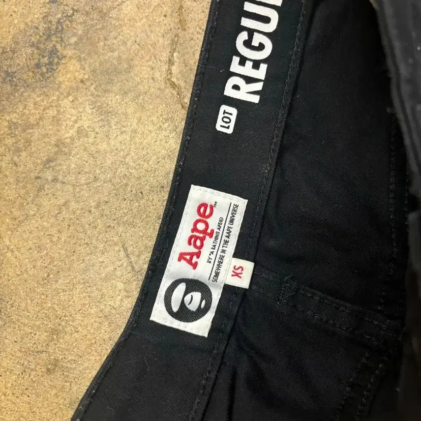 [BUNJANG] BAPE Milo Hologram Black Short Pants / [정품/XS] 베이프 백로고 마일로 홀로그램 블랙 면 반바지 숏팬츠