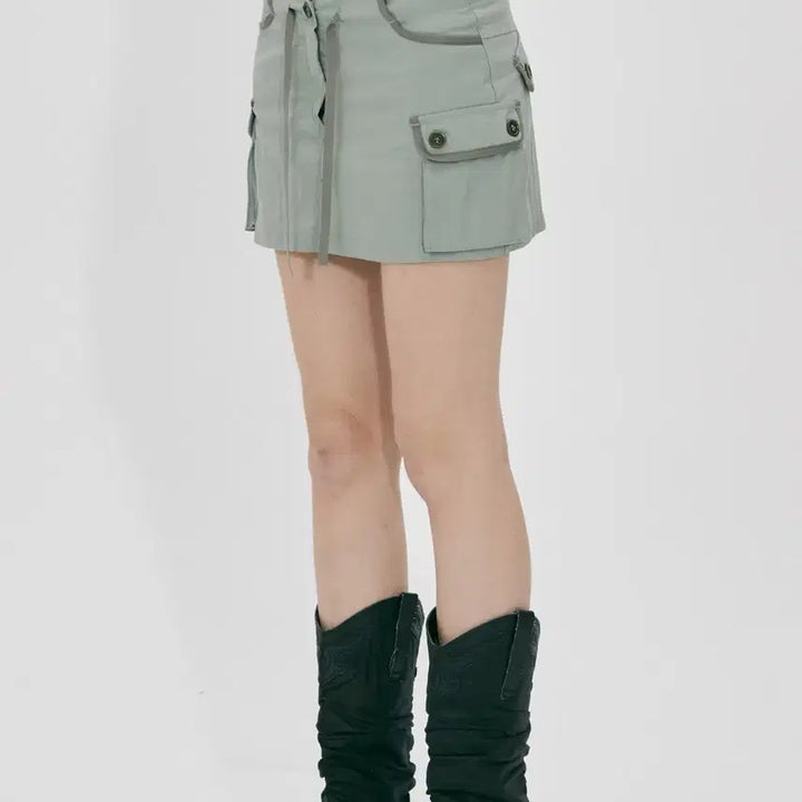 [BUNJANG] Sculptor Vintage Cargo Lowrise Skorts / 스컬프터 Vintage Cargo Lowrise Skorts Mint