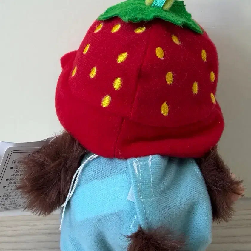 [BUNJANG] monmonichi Strawberry Doll Keyring / monmonichi 몬모니치 딸기 인형 키링