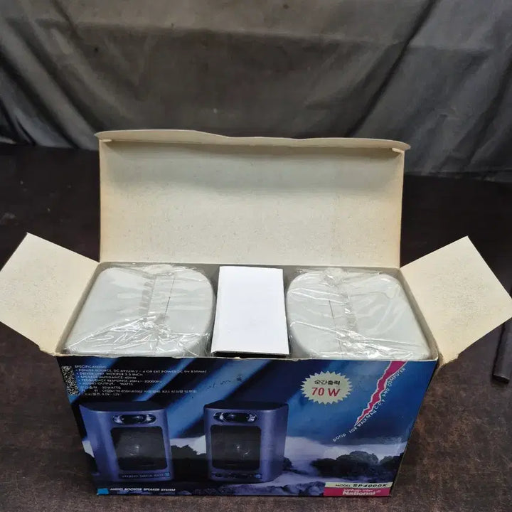 [BUNJANG] National SP4000K Vintage Computer Speakers / 1990년대 컴퓨터용 내쇼날 SP4000K 스피커 빈티지 박스