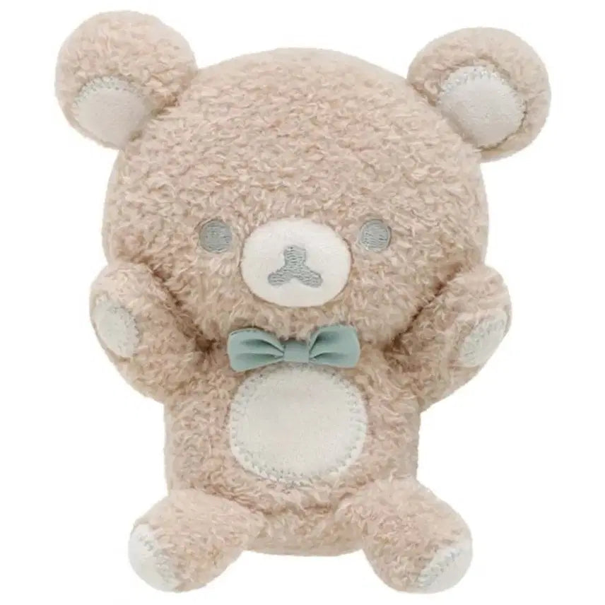 [BUNJANG] San-X Rilakkuma Posing Doll Plush / 산엑스 리락쿠마 포징 인형 뽀글 차분한 컬러 메세지 누이구루미