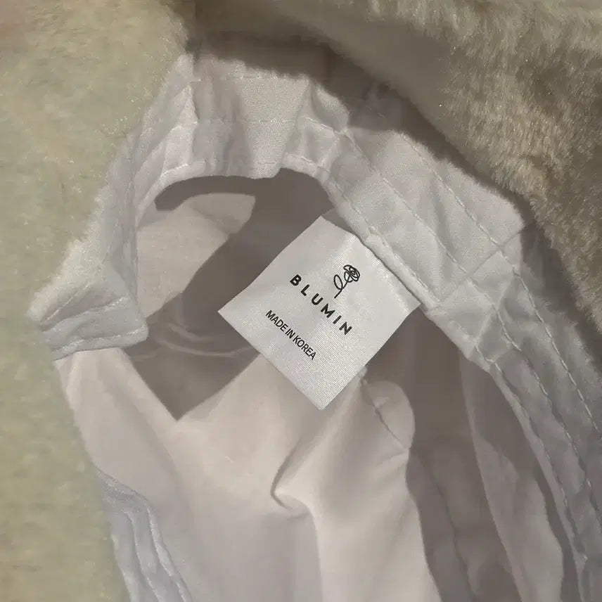 [BUNJANG] Vintage Fleece Bucket Hat / [M] 빈티지 플리스 아이보리 버킷햇 모자