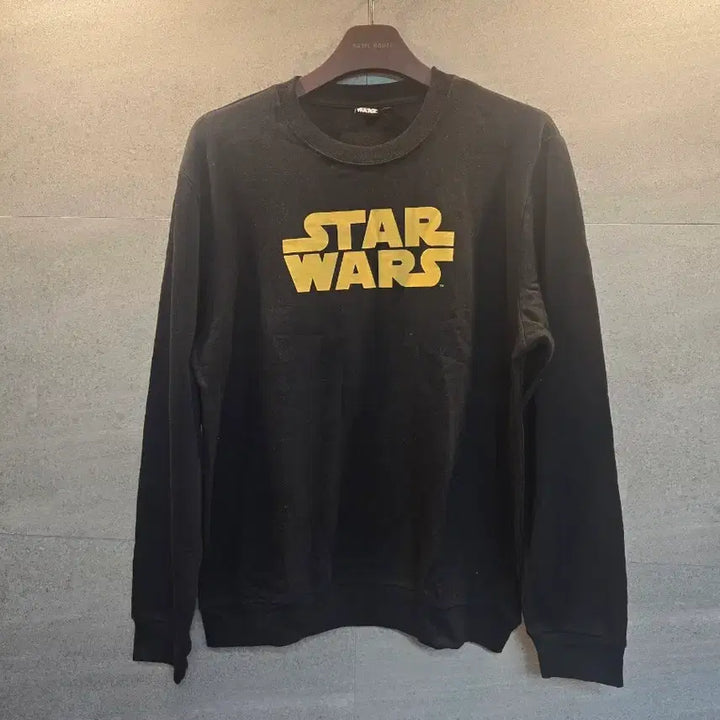 [BUNJANG] Star Wars Logo Graphic Black Sweatshirt / 스타워즈 정품. 맨투맨 티셔츠. 블랙.
