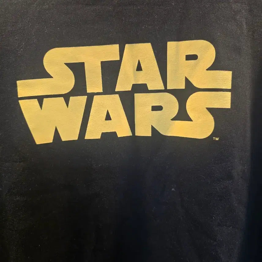 [BUNJANG] Star Wars Logo Graphic Black Sweatshirt / 스타워즈 정품. 맨투맨 티셔츠. 블랙.