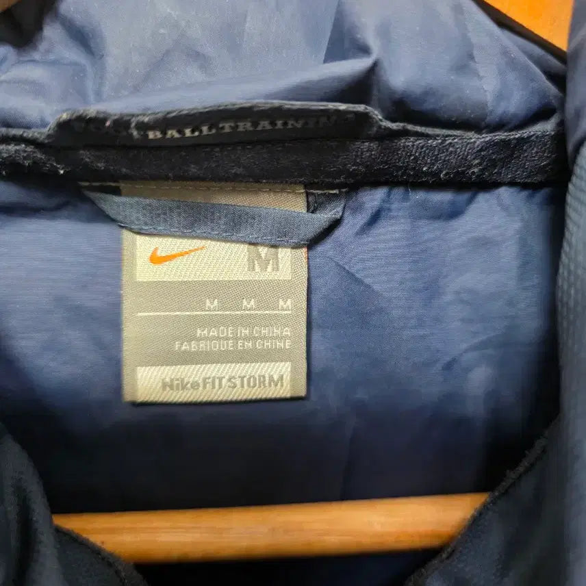 [BUNJANG] Nike Hooded Padded Jumper Navy M / 나이키 후드 패딩 점퍼 네이비 M