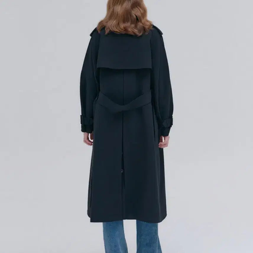 [BUNJANG] NilbyP 2023 Double Trench Coat Jacket / 닐바이피 23년 더블 트렌치코트 자켓 점퍼 결혼식 하객룩 출근룩 올드머니