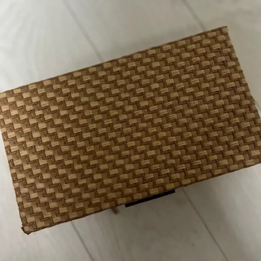 [BUNJANG] Rattan Clutch Storage Case / 라탄 클러치 수납 보관