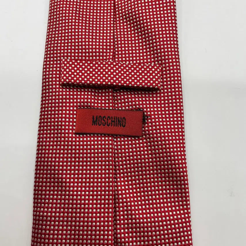 [BUNJANG] MOSCHINO Patterned Necktie / 695) (MOSCHINO) 모스키노 패턴 넥타이