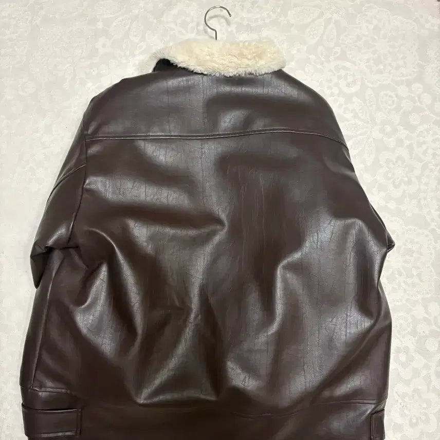 [BUNJANG] Blackup Mink Half Leather Jacket / 밍크 하프 레더자켓 브라운