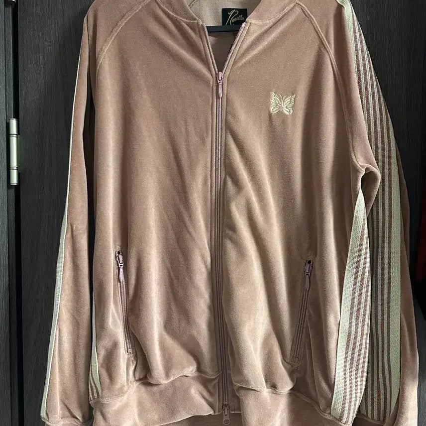 [BUNJANG] Needles R.C. Track Jacket Velour Old Rose / 새) 니들스 R.C. 트랙 자켓 벨루어 올드로즈