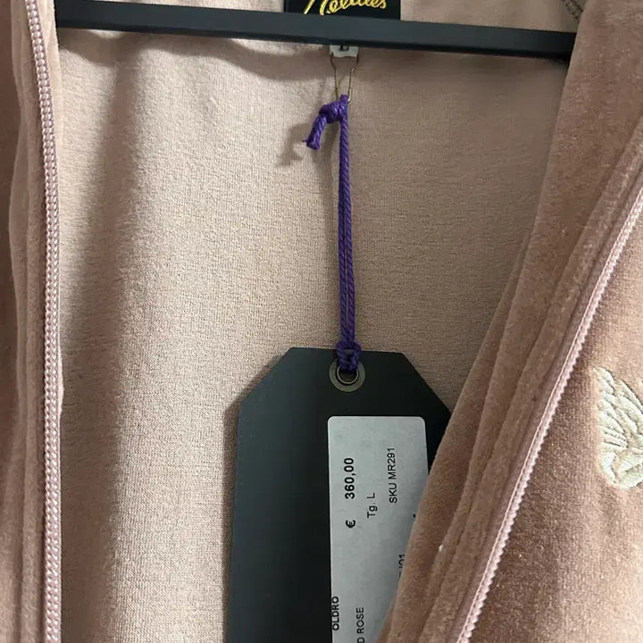 [BUNJANG] Needles R.C. Track Jacket Velour Old Rose / 새) 니들스 R.C. 트랙 자켓 벨루어 올드로즈