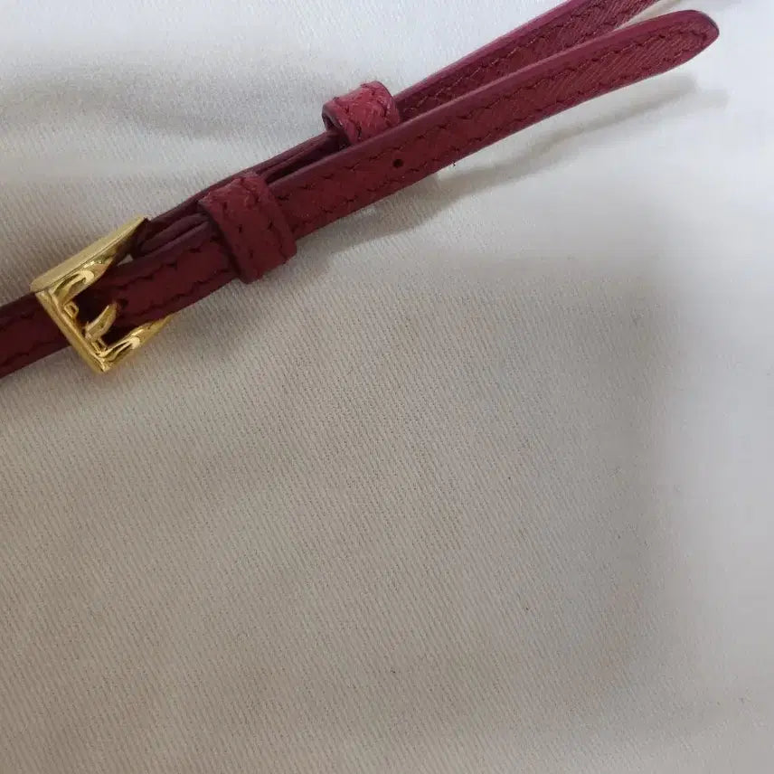 [BUNJANG] Prada Saffiano Lux Camera Bag - Red / 프라다 사피아노 룩스 카메라백 레드