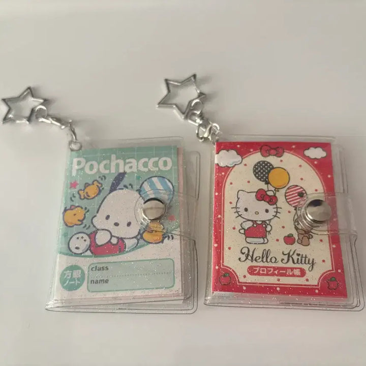 [BUNJANG] Sanrio Petit Book Keyring Bundle Set / 산리오 쁘띠북 키링 키티/포차코 2종 일괄