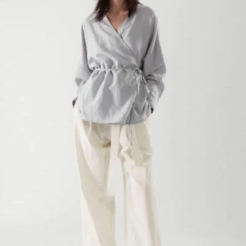 [BUNJANG] Cos Wrap Blouse / 코스 Cos 랩 블라우스